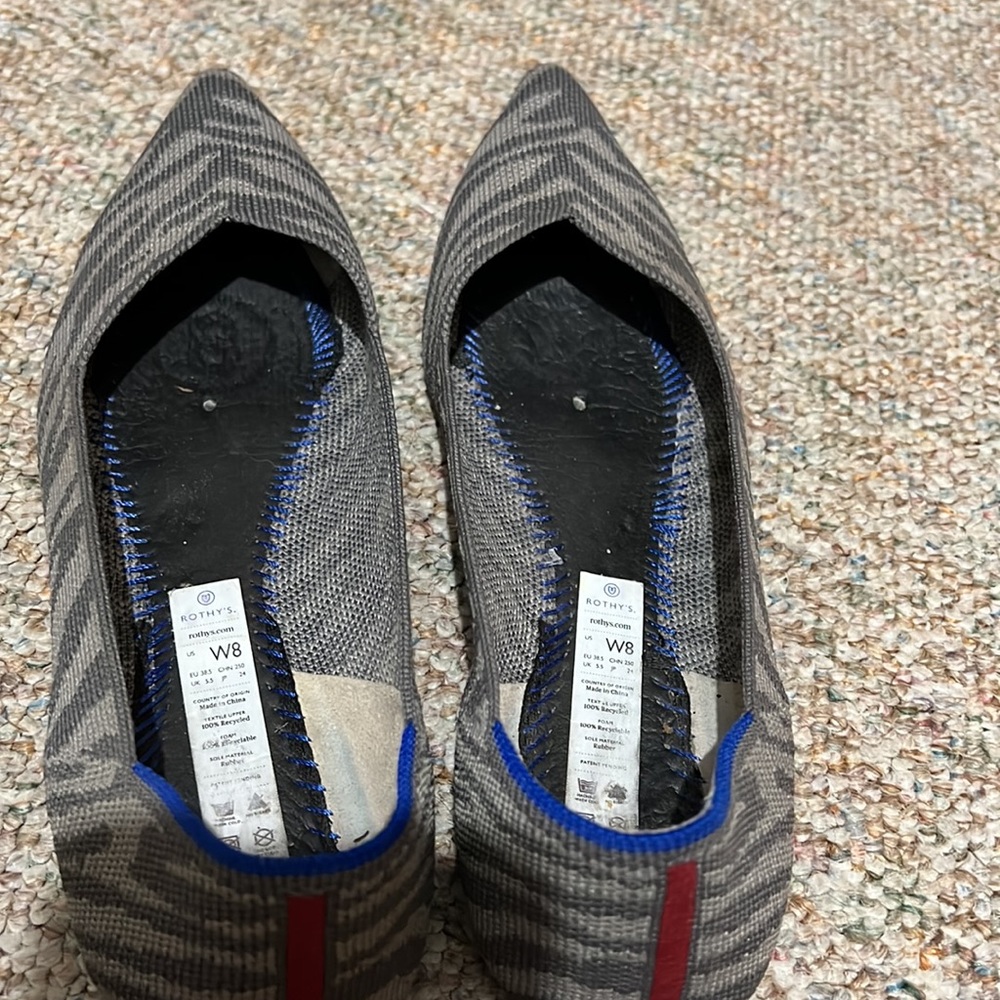 ROTHY’S Pointed Zebra Flat - Picture 2 of 2